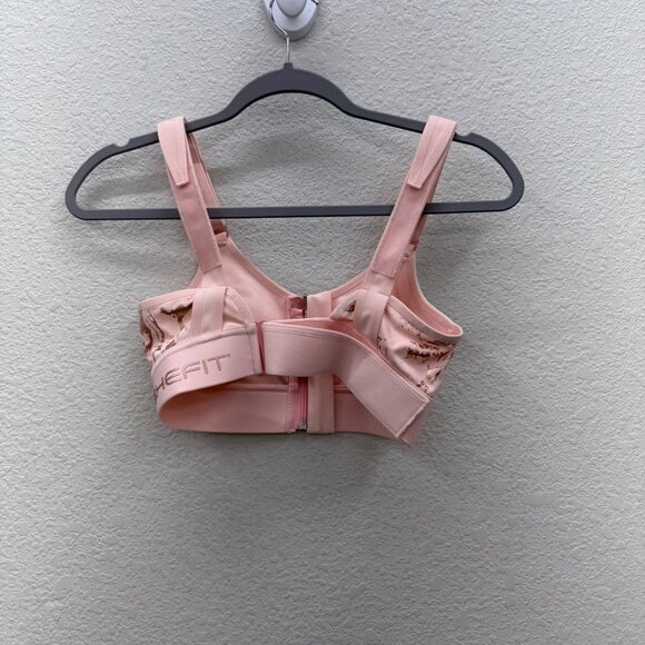 Shefit Flex Adjust Front Zip Blush Medium Impact Sports Bra 110003 Womens Small - Picture 5 of 5